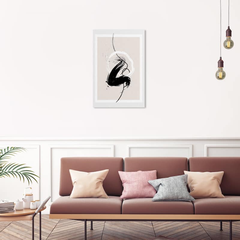 Wynwood Studio Canvas Abstract Passion in black White and Modern & Contemporary Wall Art Canvas Print - 30 x 20