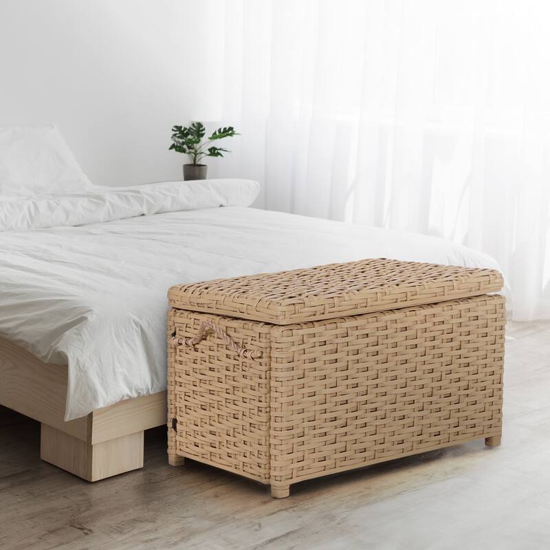 happimess Jacob 30" Wicker Storage Trunk