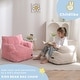 preview thumbnail 23 of 88, Children's Bean Bag Chair,Corduroy Bean Bag Sofa with Armrests