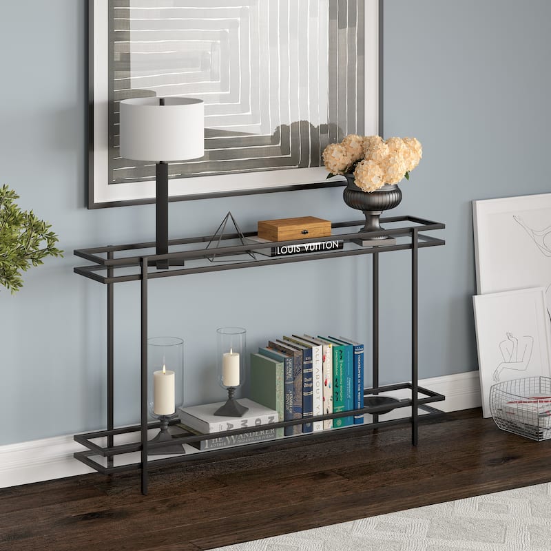 Robillard Console Table - Blackened Bronze