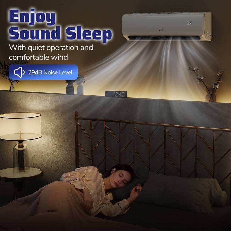 Costway 11500 BTU Wifi Enabled Mini Split Air Conditioner & Heater - See Details