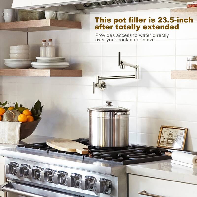WOWOW Folding Wall Mount Faucets Stretchable