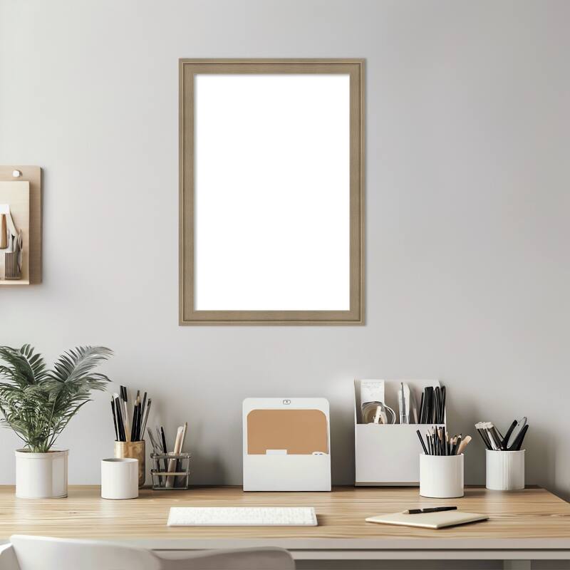 Amanti Art Florence Gold Framed Dry Erase Magnetic Board