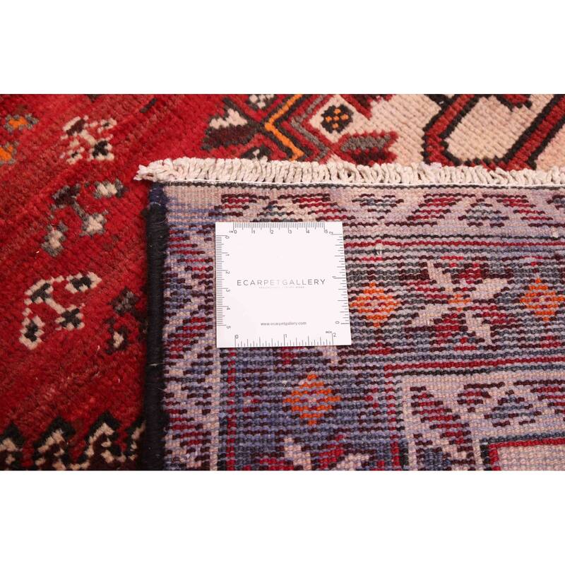 ECARPETGALLERY Hand-knotted Konya Anatolian Red Wool Rug - 4'11 x 9'10