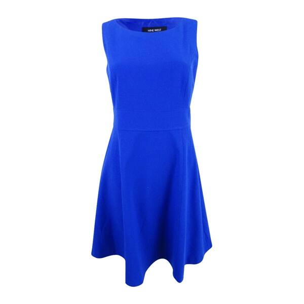 Shop Nine West Women S Fit Flare Dress On Sale Overstock