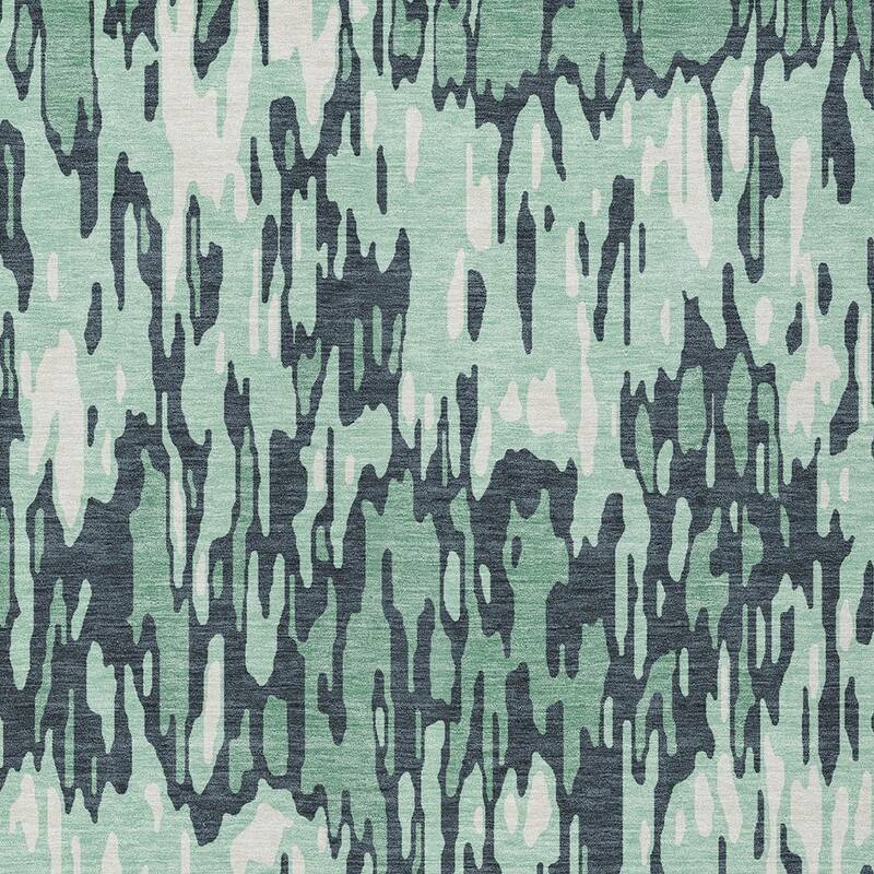 HomeRoots Striped Transitional Rectangle Outdoor Rug