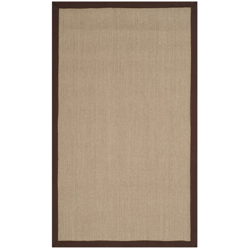 SAFAVIEH Natural Fiber Alleen Casual Border Sisal Rug - 2' x 3' - Sage/Brown