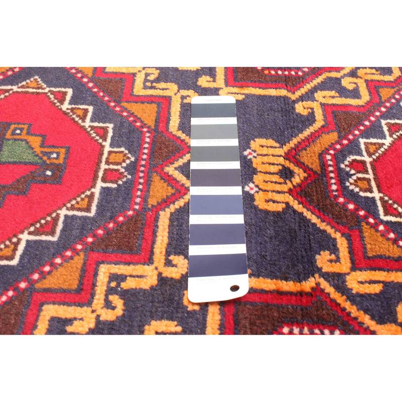 ECARPETGALLERY Hand-knotted Teimani Dark Navy Wool Rug - 2'10 x 4'2