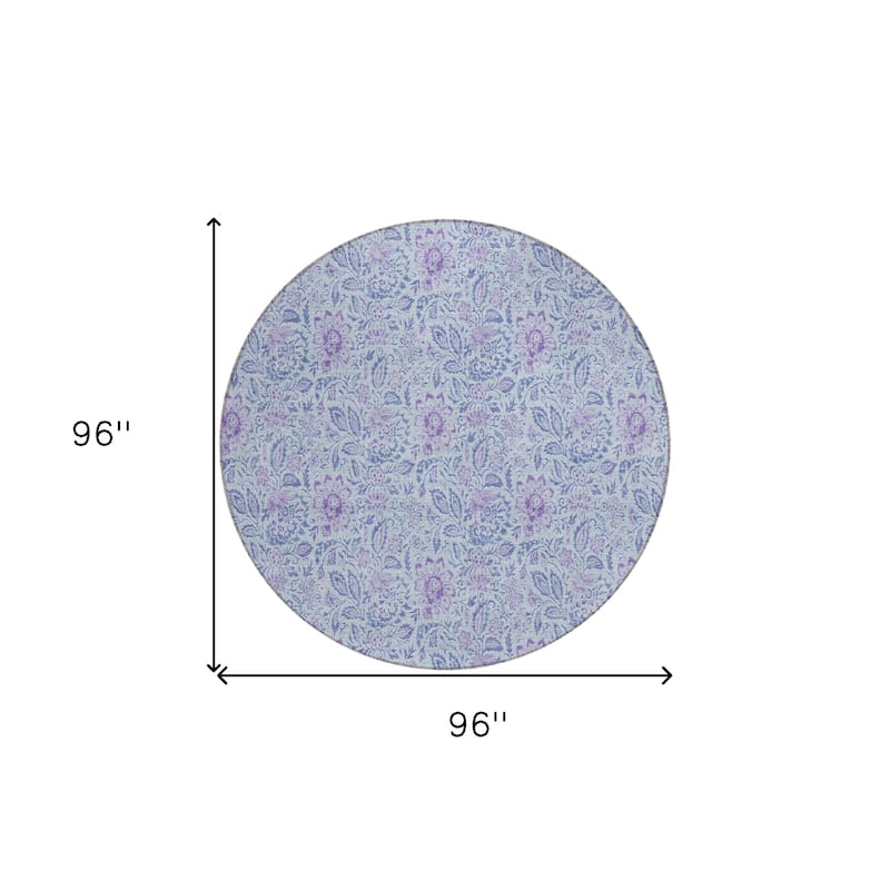 HomeRoots Floral Transitional Rectangle Outdoor Rug