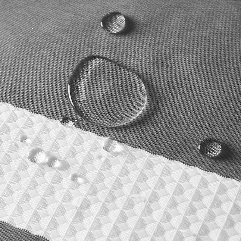 Madison Park Spa Waffle Shower Curtain with 3M Treatment