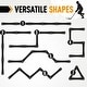 preview thumbnail 7 of 14, Zealfeel 5-Section Hockey Stickhandling Trainer: Adjustable Foldable Aid for Puck Control and Speed