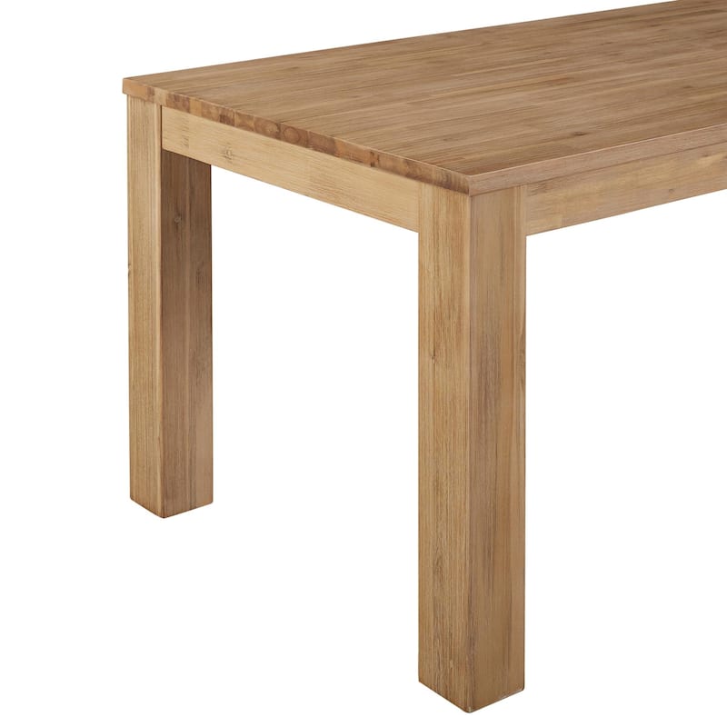 NPD Furniture Bedford 75 Inch Rectangular Dining Table with Square Legs