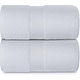 preview thumbnail 2 of 92, White Classic Luxury Cotton Oversized Bath Sheet 35x70 - Set of 2