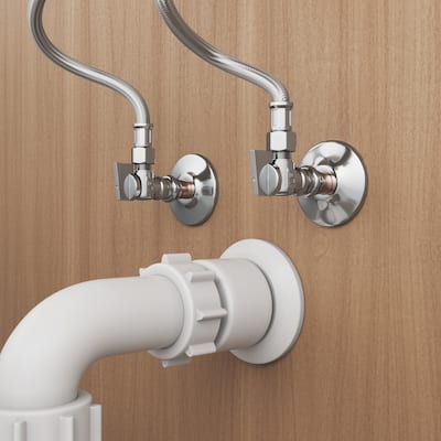 PROFLO PFXQAPRS32C 3/8" Metal Water Supply Stop Valve