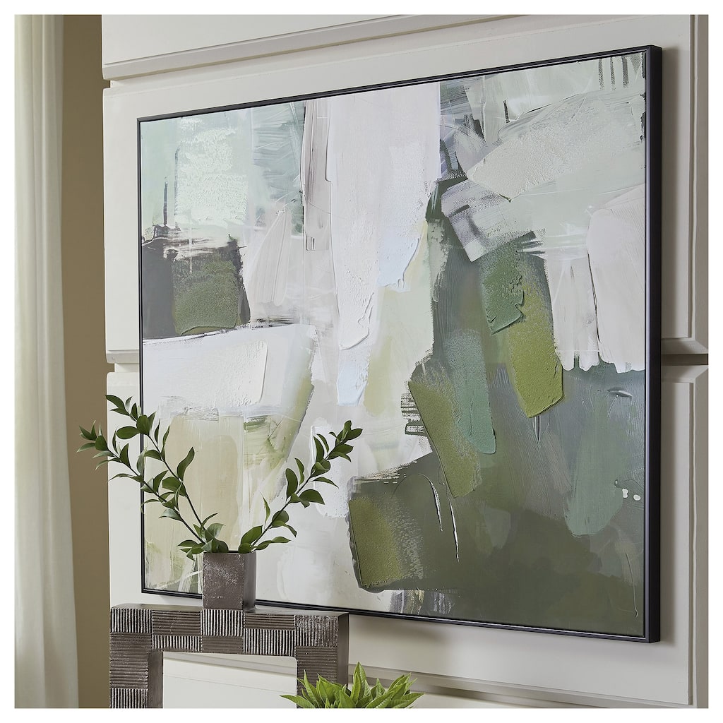 Signature Design by Ashley Vinick Green/White Wall Art