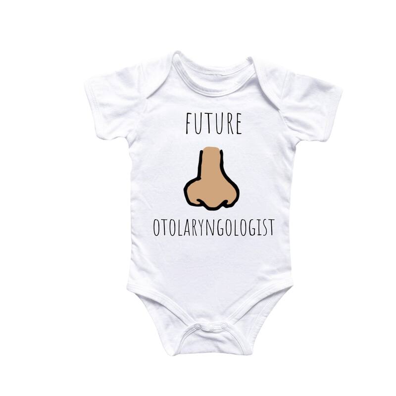 Ent Otolaryngology - Baby Boy Girl Clothes Infant Bodysuit Funny Cute Newborn - Natural - Newborn