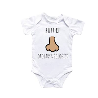 Ent Otolaryngology - Baby Boy Girl Clothes Infant Bodysuit Funny Cute Newborn