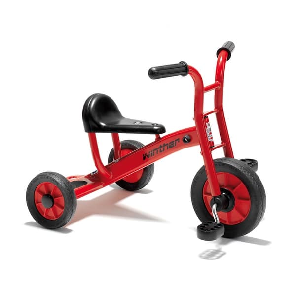 slide 2 of 11, Winther Viking Tricycle, Small Red, Black - Assembled - Kids
