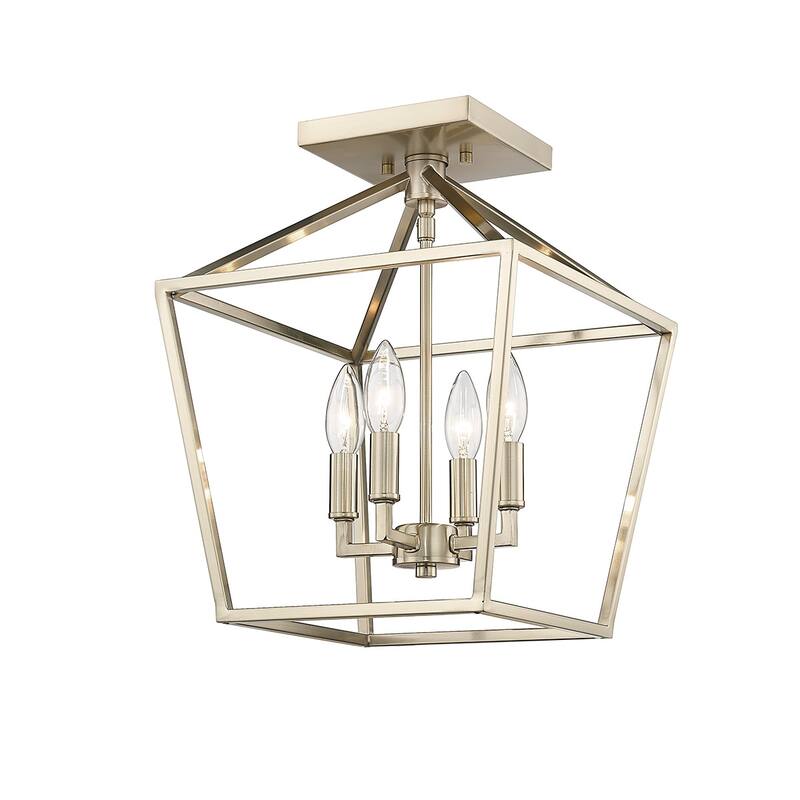 Millennium Lighting 3334 4 Light 12" Wide Semi-Flush Ceiling Fixture