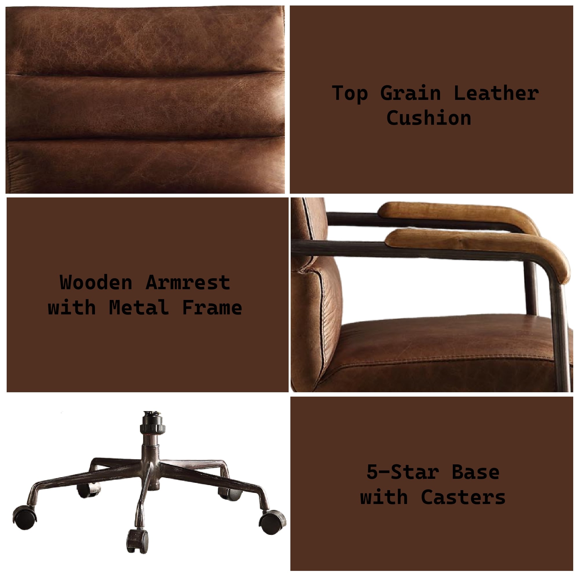 Top Grain Leather Office Chair