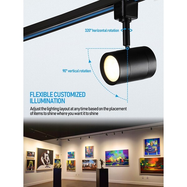 H track lighting heads discount