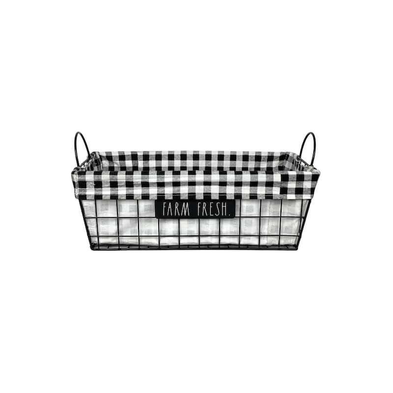 Rae Dunn Metal Lined Kitchen/Pantry Basket