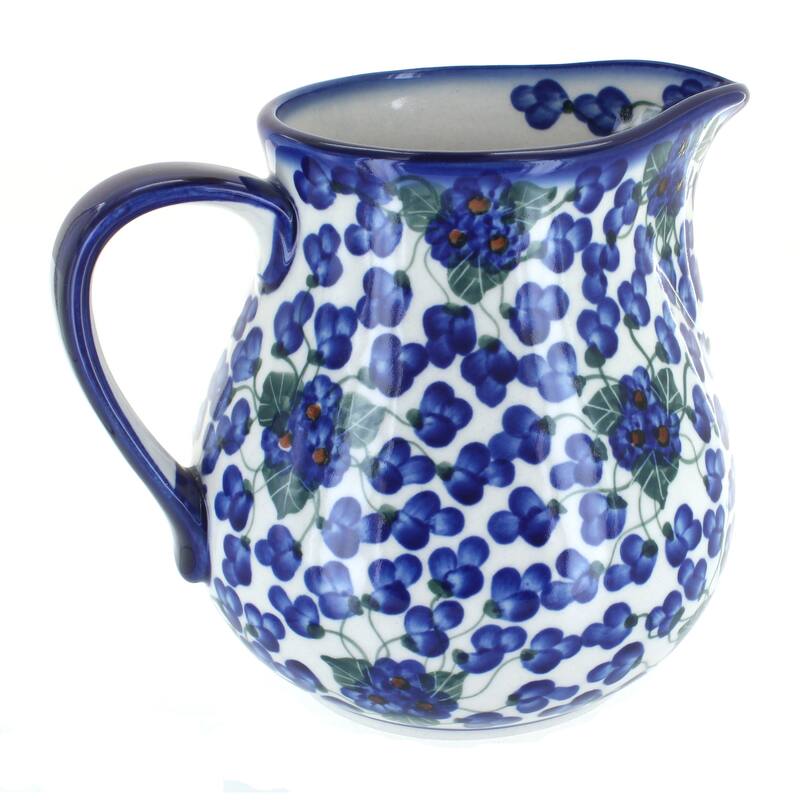 Blue Rose Polish Pottery 7C WR Unikat Pitcher