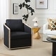 preview thumbnail 7 of 165, KINWELL 31"W Oak Frame Upholstered Swivel Barrel Armchair
