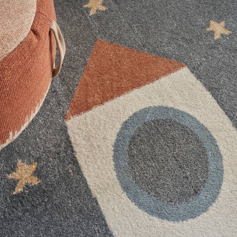 Nourison Astra Machine Washable Graphic Area Rug
