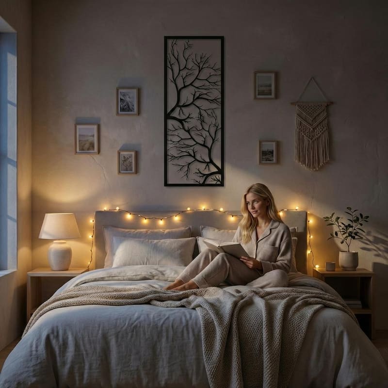 Tree Branch Metal Wall Decor for Home and Outside