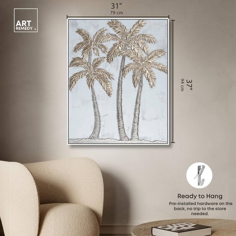 Palm Pantheon Canvas by Art Remedy