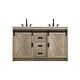 preview thumbnail 41 of 114, Everett Double Bathroom Vanity Natural Oak - 54"