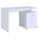 preview thumbnail 17 of 22, Irving 2-drawer Office Desk with Cabinet