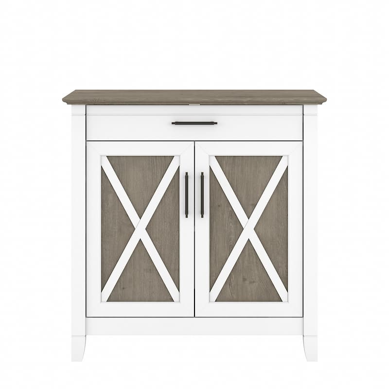 Key West Secretary Desk with Storage Cabinet by Bush Furniture