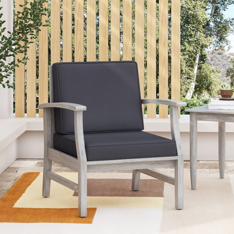 Christopher Knight Home Perla Acacia Wood Outdoor Club Chair