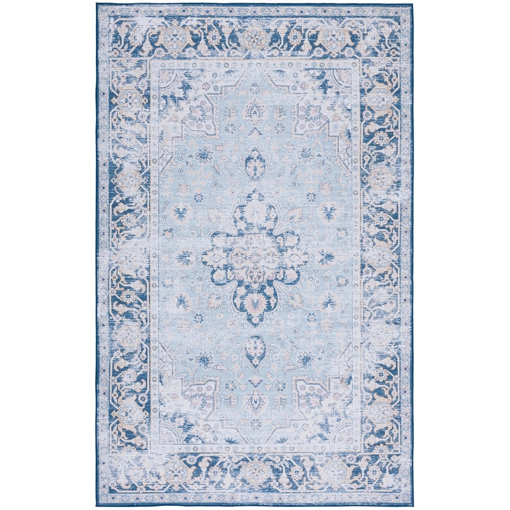 SAFAVIEH Tucson Machine Washable Slip Resistant Emmie Traditional Rug
