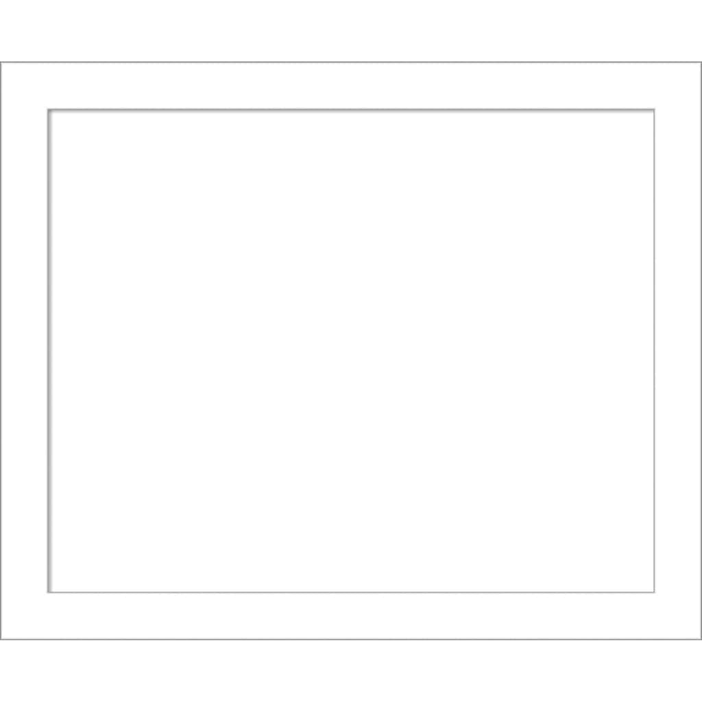 Amanti Art Wedge White Framed Dry Erase Magnetic Board