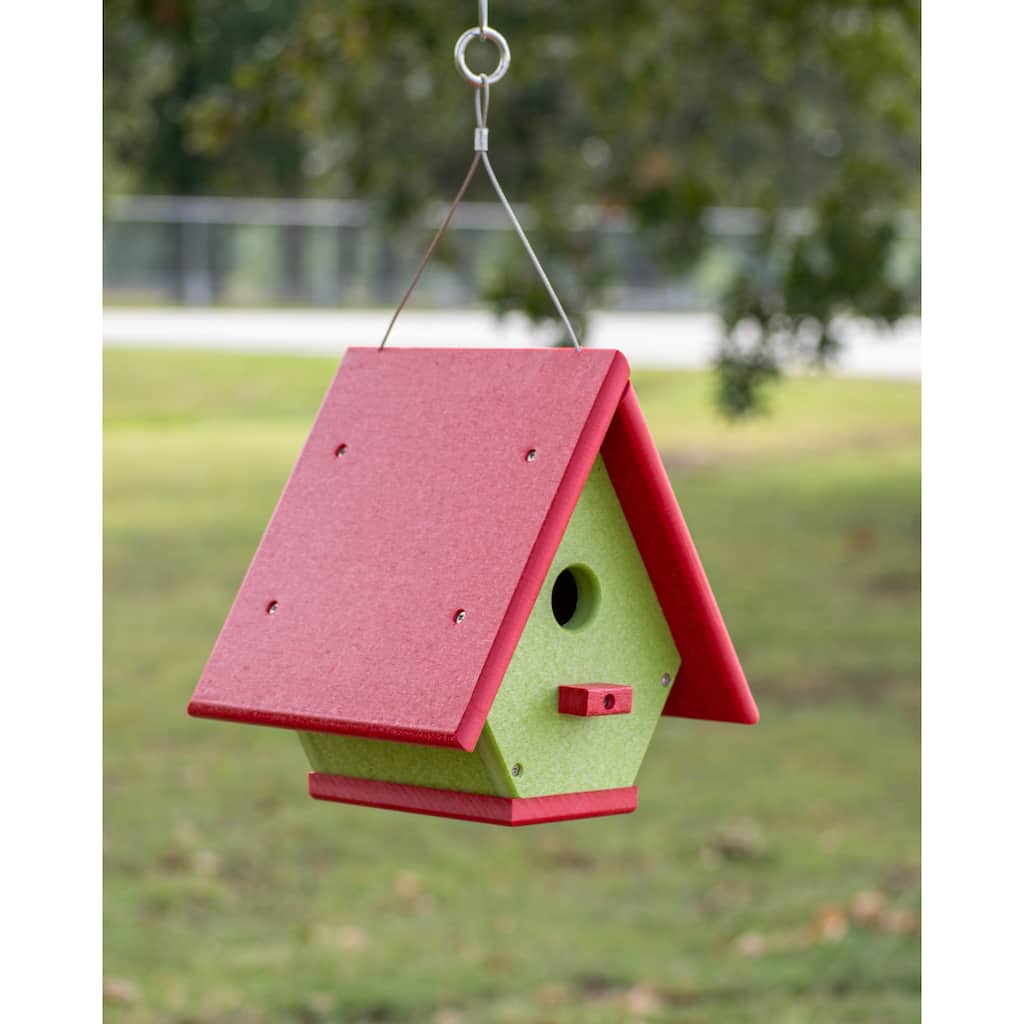 OUTDOOR LEISURE PRODUCTS Model GM30RL Wren Bird House Made of High Density Poly Resin
