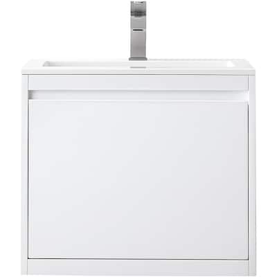 James Martin Vanities 805-V23.6-GW Mantova 24" Wall Mounted Single