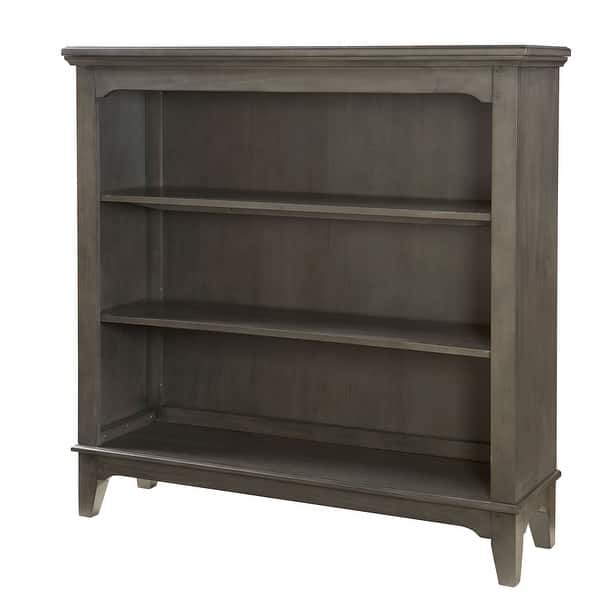 slide 2 of 3, Taylor 50" Wide Farmhouse Bookcase, Dusk Gray