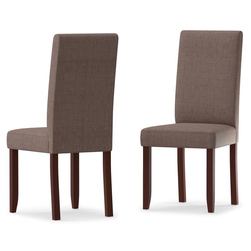 WYNDENHALL Normandy Transitional Parson Dining Chair (Set of 2) - 18.1"w x 18.5" d x 39.4" h