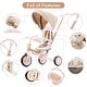 preview thumbnail 34 of 50, 7-in-1 Multifunctional Baby Tricycle,Foldable Toddler Trike, Halloween gift