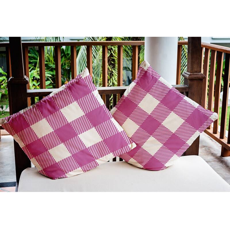 Buffalo Plaid Indoor/Outdoor Throw Pillow