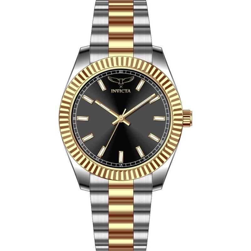 INVICTA Men's 69011 Specialty Quartz PC21S Copper Dial Watch - Black