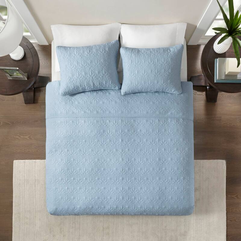Madison Park Mansfield Reversible Quilt Set