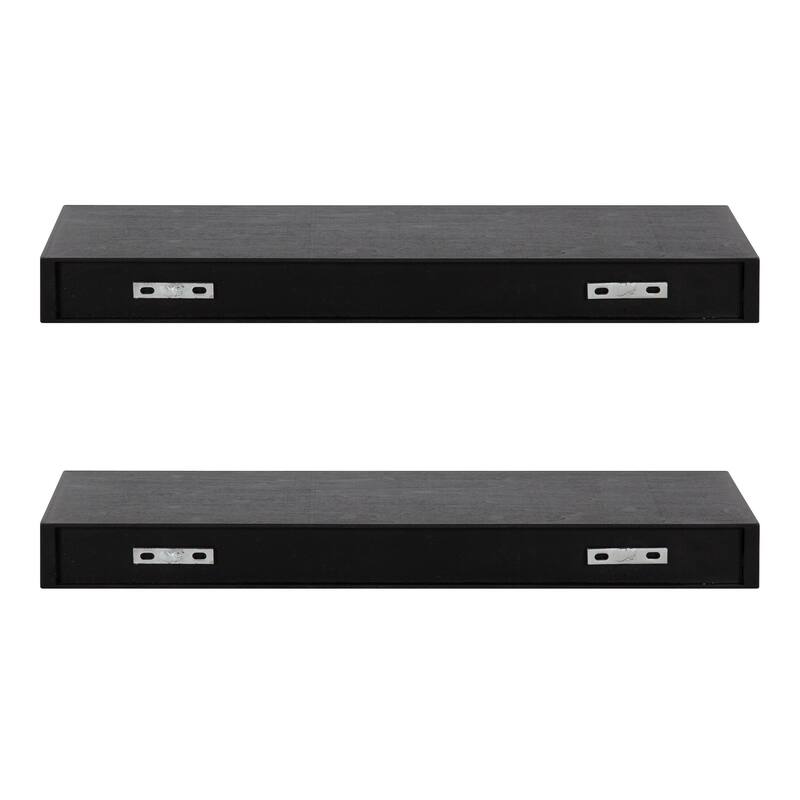 Kate and Laurel Havlock Wood Shelf Set