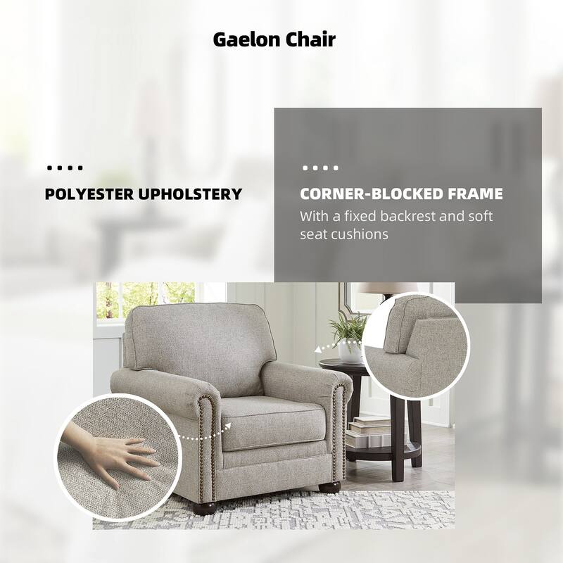 Signature Design by Ashley Gaelon Dune Chair - 38"W x 41"D x 39"H