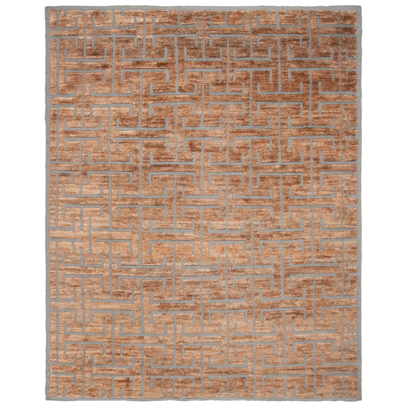 SAFAVIEH Hand-knotted Tangier Madelein Modern Wool Rug