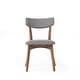 preview thumbnail 81 of 170, Chazz Mid-Century Modern Upholstered Rubberwood Dining Chairs (Set of 2/4) by Christopher Knight Home