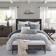 preview thumbnail 35 of 89, Madison Park Signature Essence Oversized Cotton Clipped Jacquard Comforter Set with Euro Shams and Throw Pillows